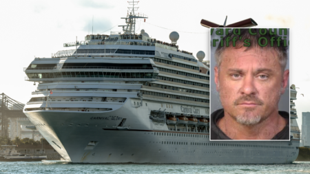 ‘Heavily intoxicated’ man arrested after allegedly beating children aboard Carnival cruise ship, police say