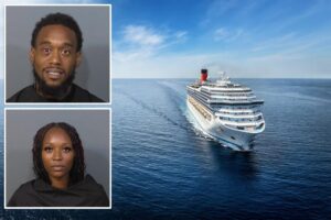 Drunk Ohio couple arrested after allegedly attacking family and punching their 9-year-old in cruise ship cabin: cops