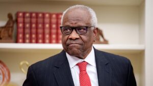Clarence Thomas chokes up as he reveals promise he made after grandparents’ sudden deaths