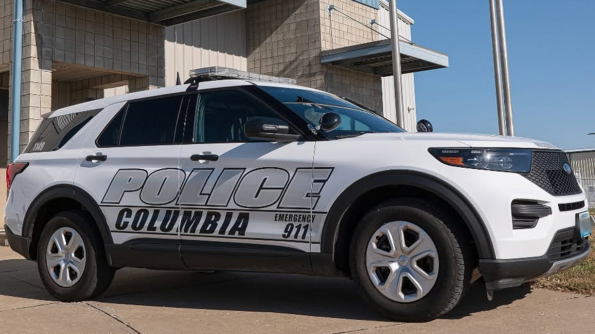 Columbia Police vehicle in Columbia, Missouri