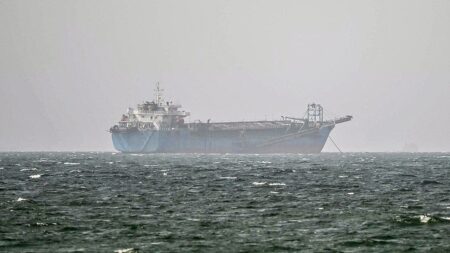Trade vessel struck by projectile in Strait of Hormuz amid US-Iran talks