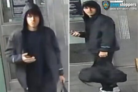 Lunatic shoves man, 40, onto NYC subway tracks — remains on the lam