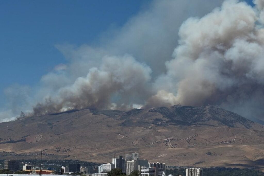 Nevada governor declares state of emergency as Hawk Fire grows to over 10,500 acres Nevada governor declares state of emergency as Hawk Fire grows to over 10,500 acres