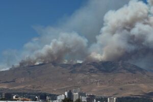 Nevada governor declares state of emergency as Hawk Fire grows to over 10,500 acres