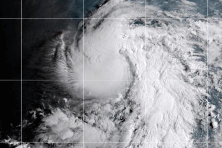 Tropical storm rapidly strengthens into a hurricane in the Pacific