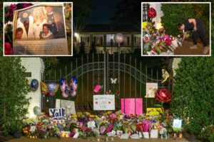 Dolly Parton fans mourn legend’s passing with flowers and handwritten notes left outside her Tennessee home