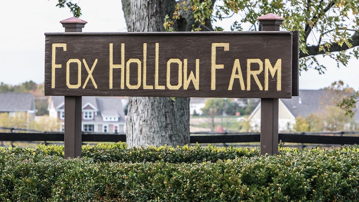 Fox Hollow Farm sign in Westfield, Ind.