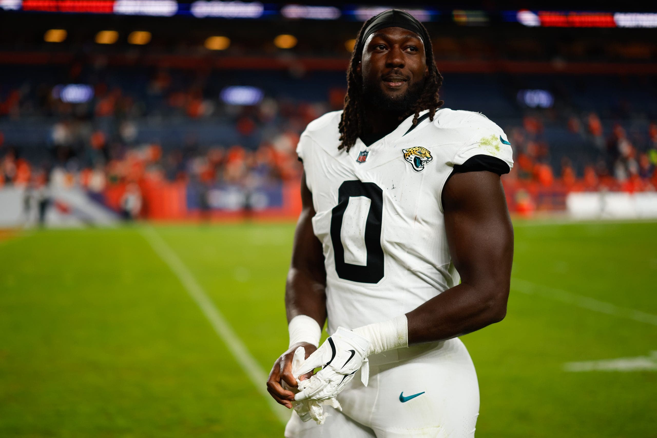 Devin Lloyd had a Pro Bowl year with the Jaguars in 2025, landing him a rich deal with the Panthers. (Photo by Justin Edmonds/Getty Images)