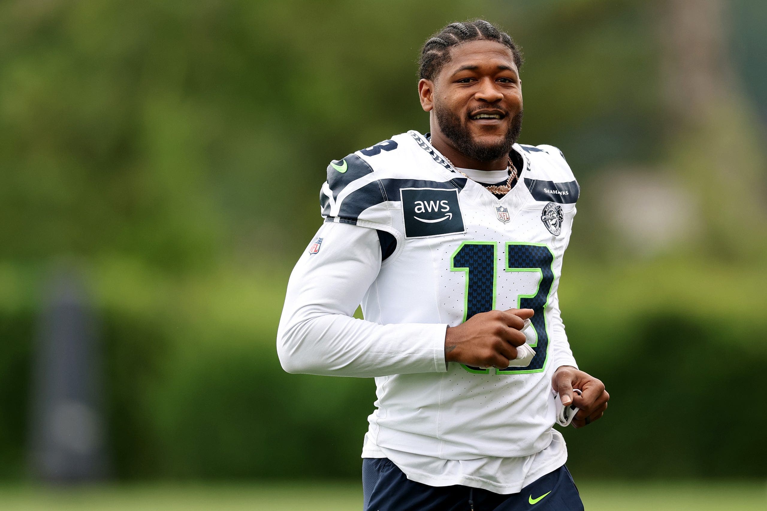 Ernest Jones IV earned second-team All-Pro honors in 2025. (Photo by Steph Chambers/Getty Images)