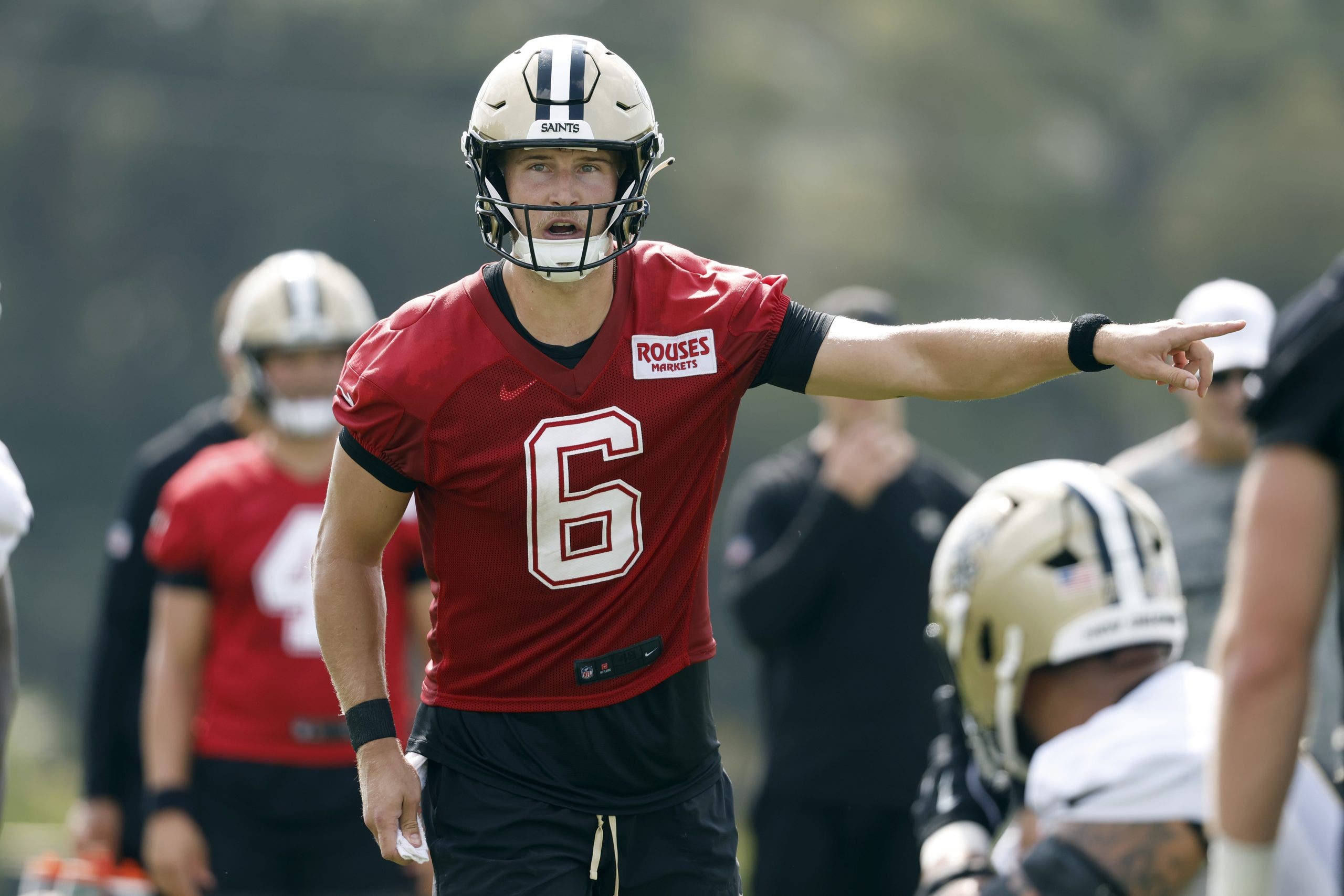 Tyler Shough went 5-4 as a starter last season. (Photo by Tyler Kaufman/Getty Images)