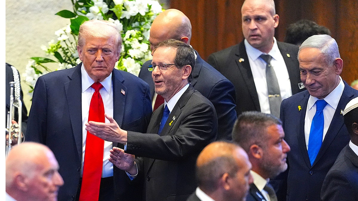 President Trump and Israel's Herzog