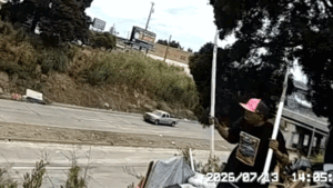 WATCH: Terrifying moment spear-wielding man lunges at California cops before shots ring out