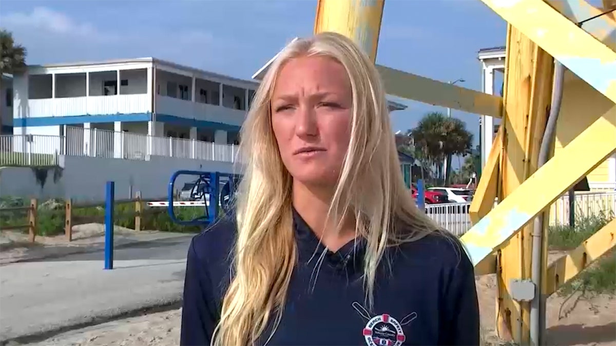 Mackenzie Malone lifeguard in Florida.