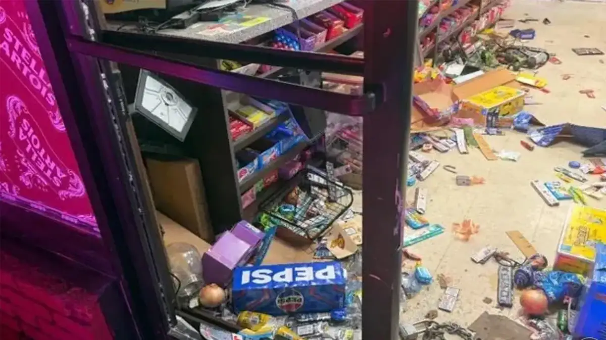 Stuff scattered all over the store.