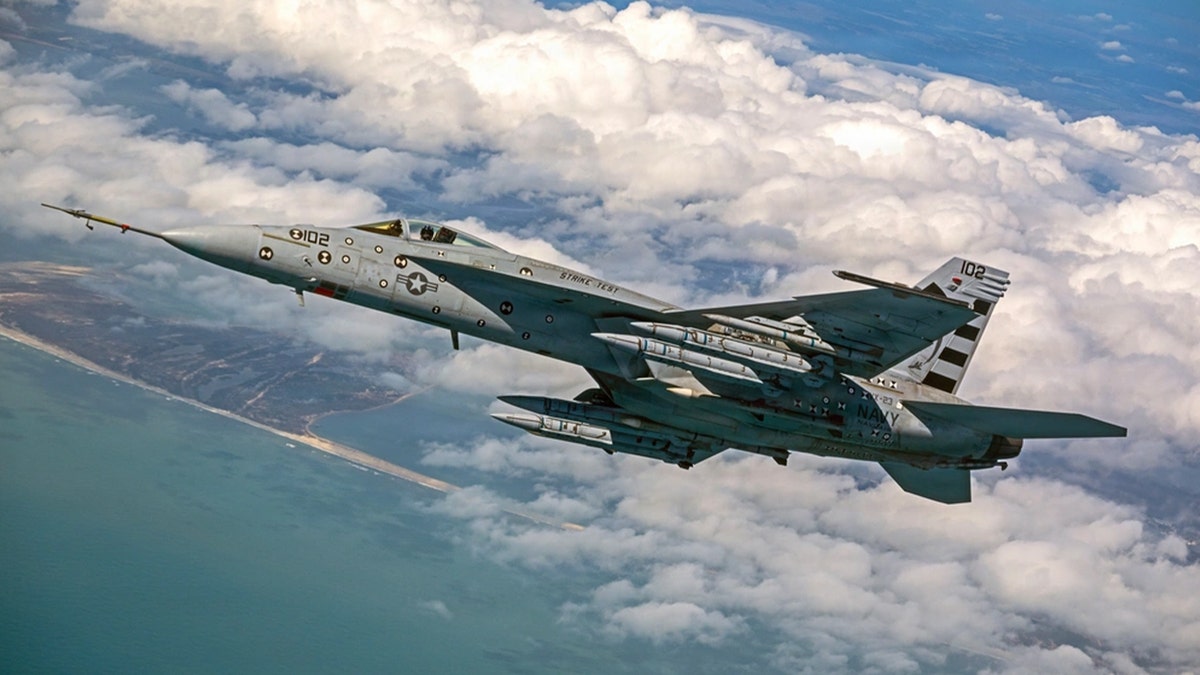Lraam missiles on jet mid-air