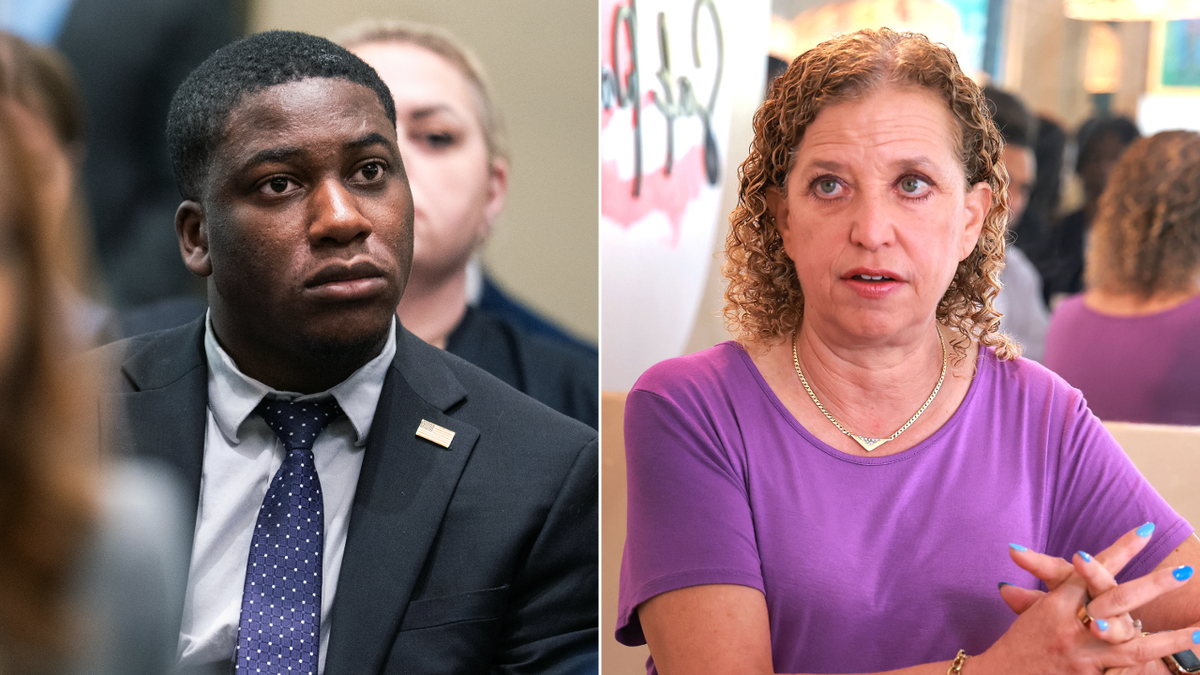 Elijah Manley and Debbie Wasserman Schultz