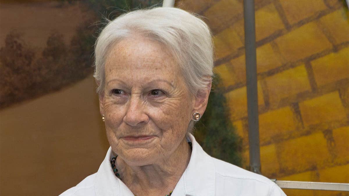 Former Kansas Sen. Nancy Kassebaum Baker attends the Kansas State Fair in Hutchinson, Kansas, in 2015