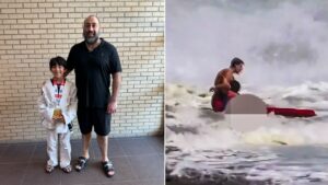 10-year-old boy recounts near-drowning as family reveals friendship with California teen lifeguard hero