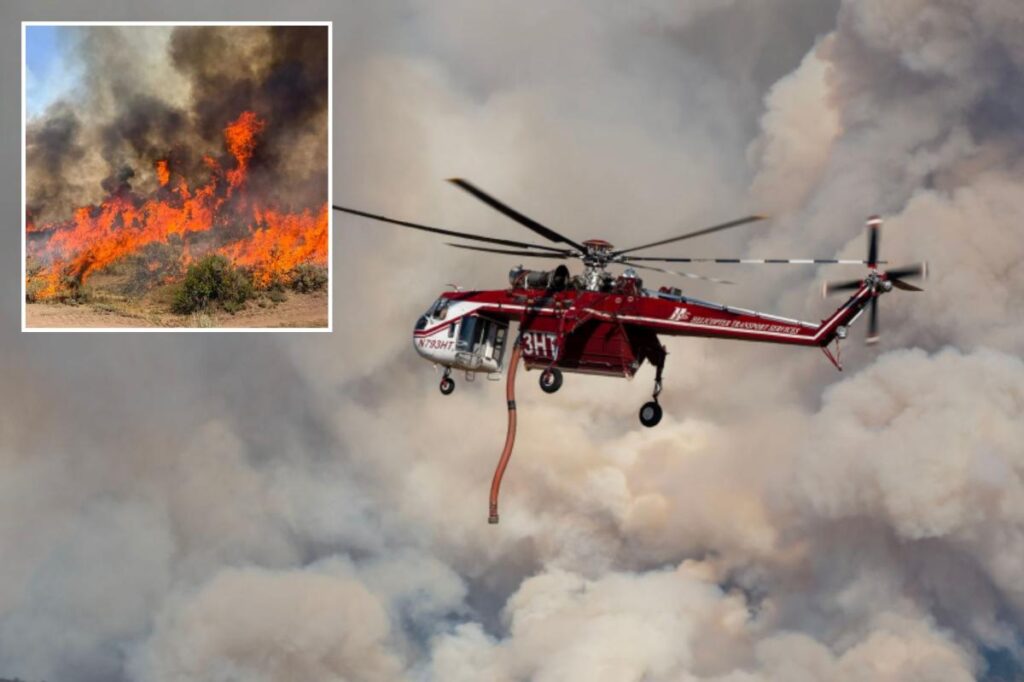 Pilots of helicopter that crashed while fighting wildfire in Utah are dead, officials say