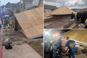 Texas construction worker killed after house collapses due to intense winds