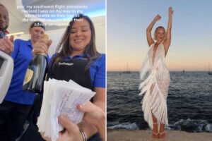Bride-to-be flooded with marriage advice from plane passengers: ‘Soak up the frisky carefree adventures’