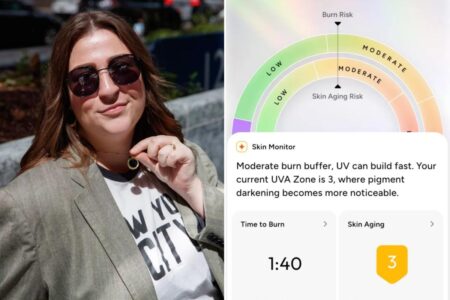 Exclusive | Is a 0 smart necklace the chic secret to preventing skin cancer, sunburns and aging?