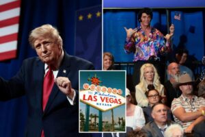 Donald Trump fires up Vegas crowd with tax cut push as he takes aim at Democrats Donald Trump fires up Vegas crowd with tax cut push as he takes aim at Democrats