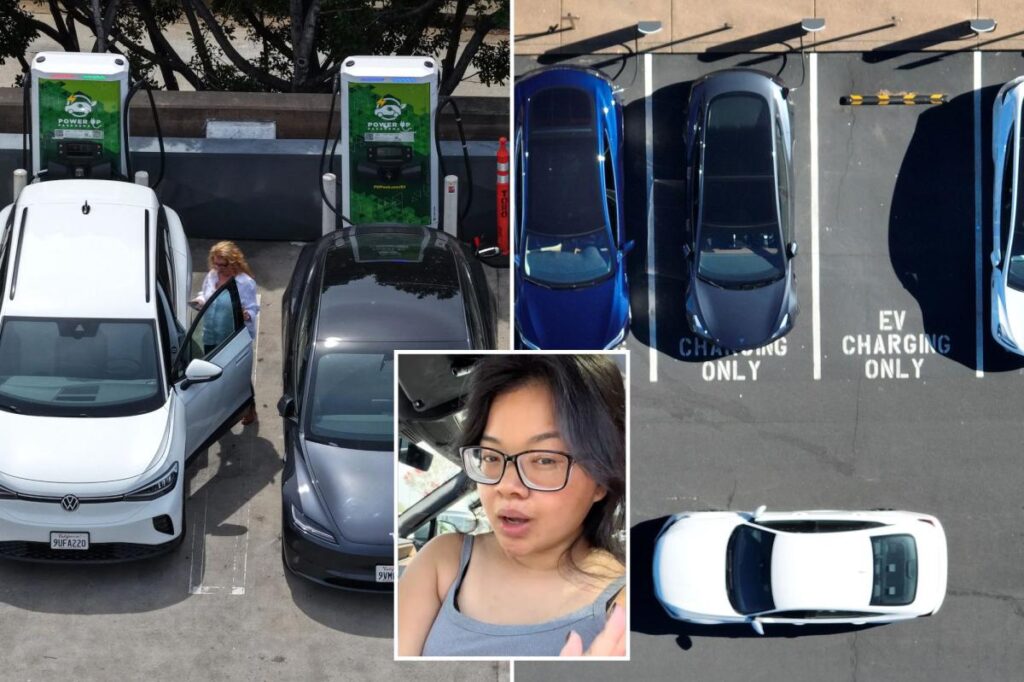 California EV driver rages after 1 hour of charging cost more than filling up gas tank: ‘Electric car people have been lying’ California EV driver rages after 1 hour of charging cost more than filling up gas tank: ‘Electric car people have been lying’
