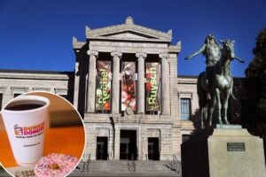 Dunkin’ coffee cup hilariously on display in priceless museum exhibit: ‘Thank you for preserving local history’