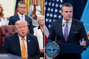 Trump defends Pete Hegseth after report he lashed out at war secretary: ‘One of my best’ Trump defends Pete Hegseth after report he lashed out at war secretary: ‘One of my best’