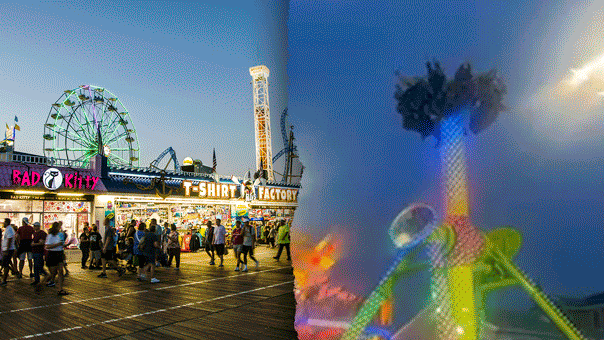 Ride malfunctions at popular Jersey Shore boardwalk, leaving riders hanging upside down Ride malfunctions at popular Jersey Shore boardwalk, leaving riders hanging upside down