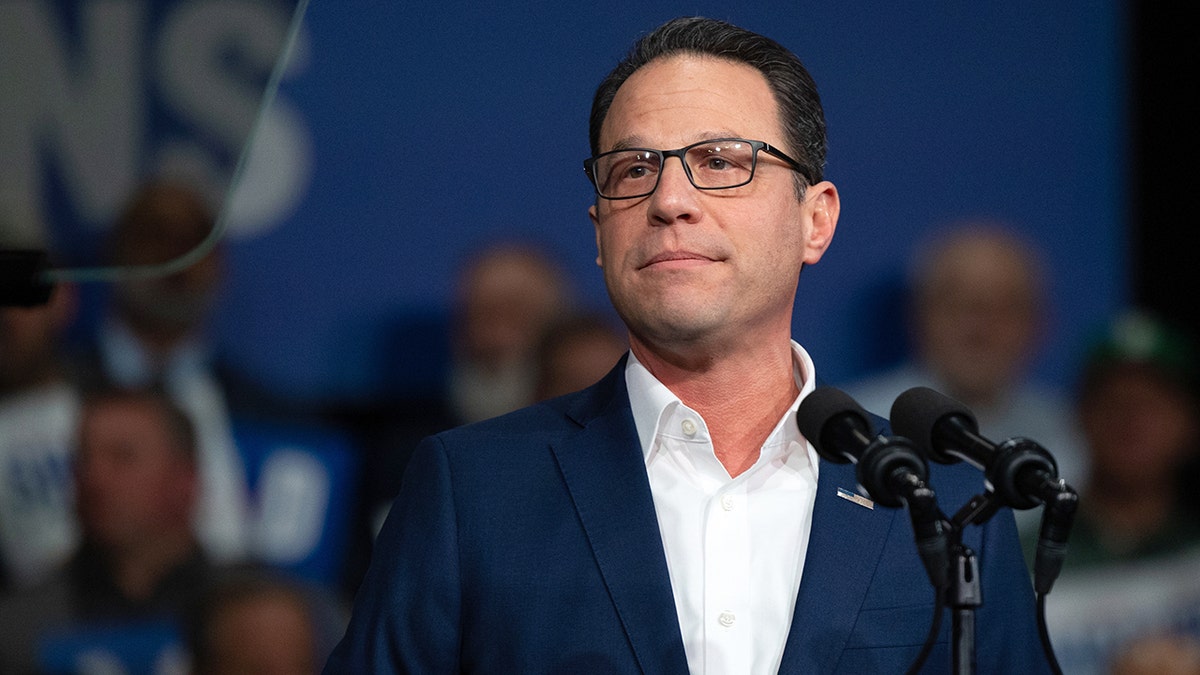 Pennsylvania Gov. Josh Shapiro speaks at a public event.