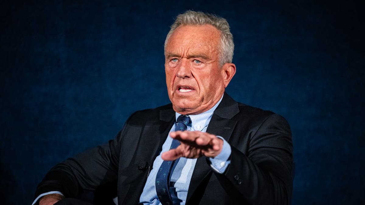 Health and Human Services Secretary Robert F. Kennedy Jr. speaks during a mental health and addiction policy event.
