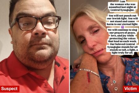 NYC synagogue attack victim punches back at unhinged assailant: ‘We will continue to sing’