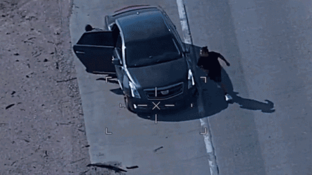 Suspected human smugglers lead cops on 100-mph chase before bailing and allegedly committing armed carjacking Suspected human smugglers lead cops on 100-mph chase before bailing and allegedly committing armed carjacking