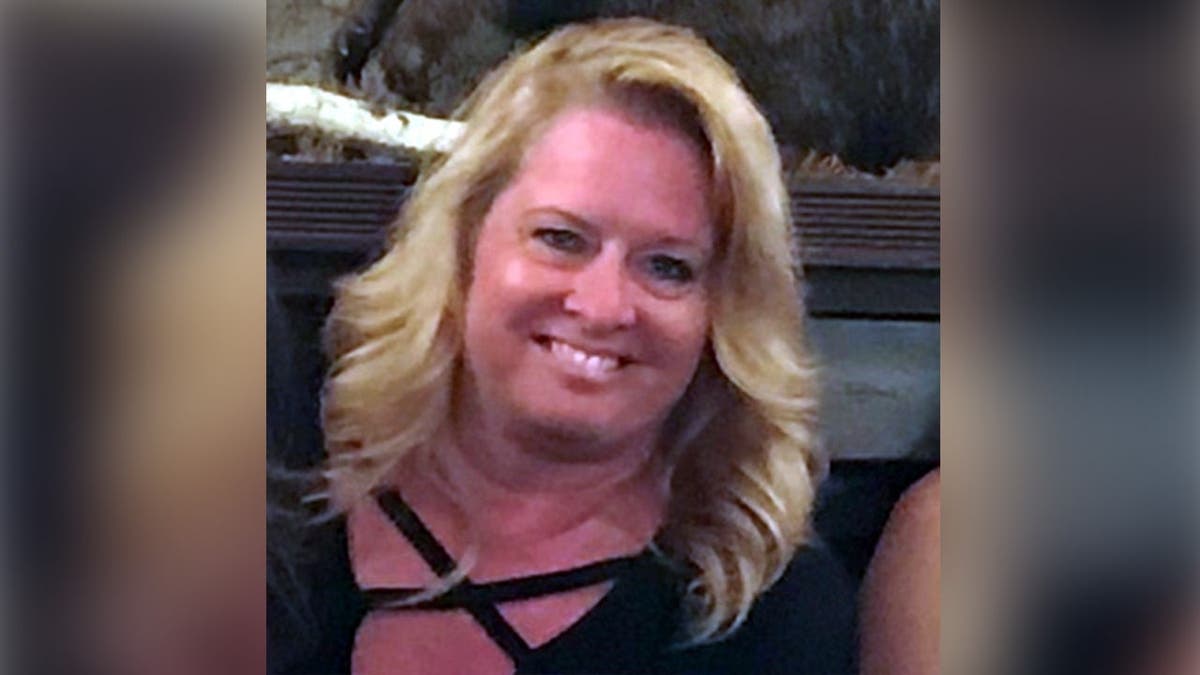 image shows memorial photo of victim