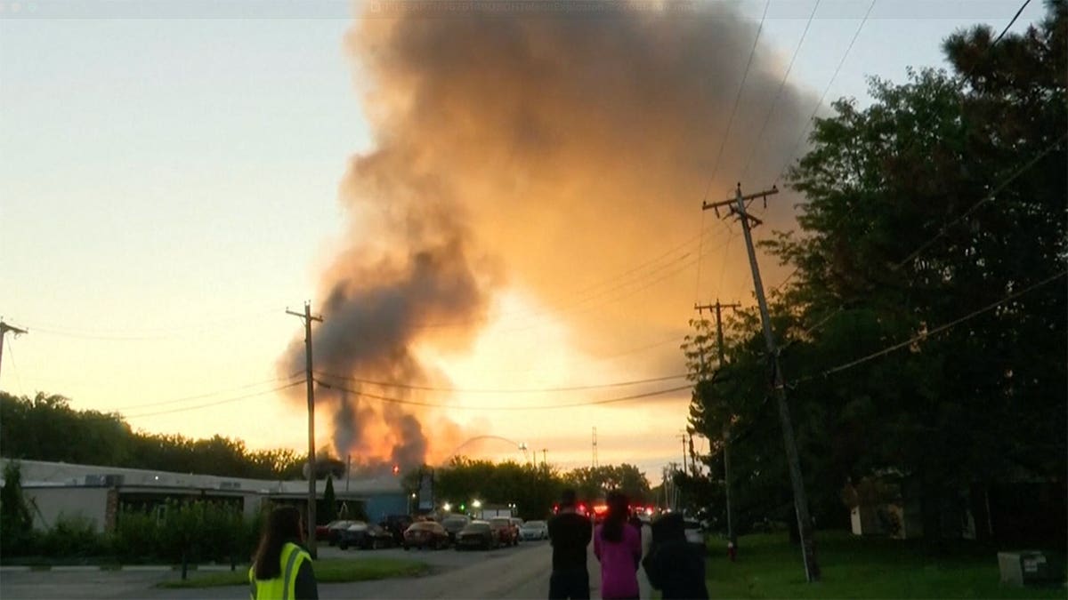 The explosions occurred shortly before 5 a.m. at Brent Industries during a shift change, Toledo Fire Chief Allison Armstrong said.