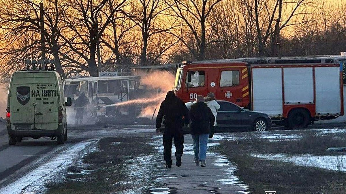 Drone strike Ukraine miners