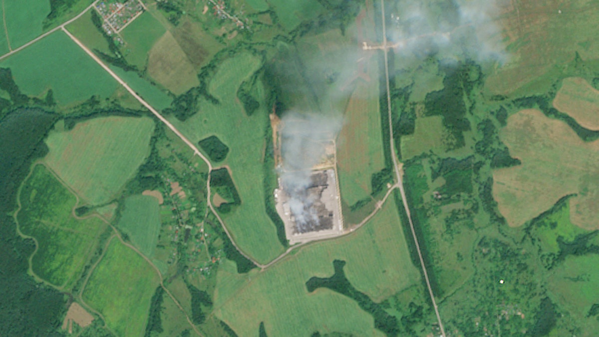 Damaged Wildberries facility