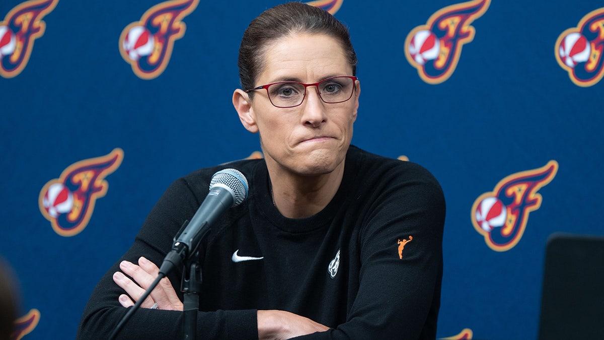 Stephanie White at a press conference