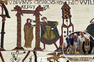 Medieval tapestry featuring countless penises hides a sex scandal that could rewrite European history