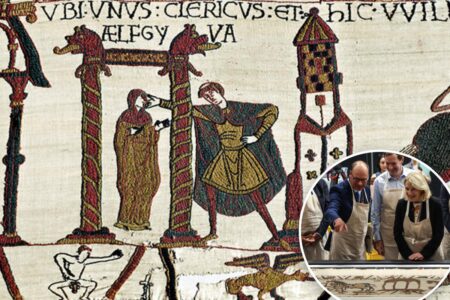 Medieval tapestry featuring countless penises hides a sex scandal that could rewrite European history