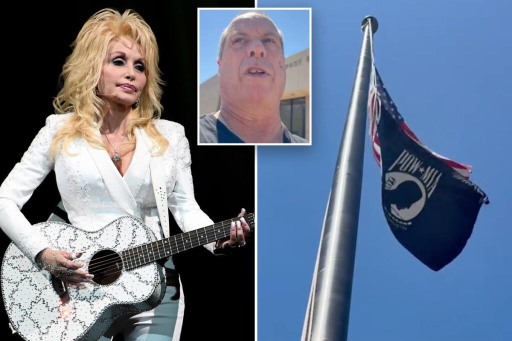 Texas preacher protests lowering American flag at post office for Dolly Parton — as he defies Trump’s order