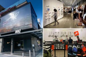 Nike closes 11 stores across the US — including one in California