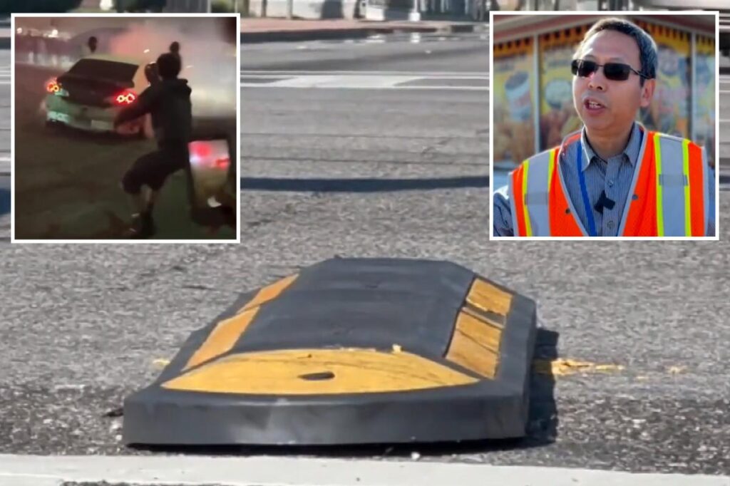 LA city’s simpleminded solution for violent street takeovers mercilessly mocked: ‘They gonna drift around it’ LA city’s simpleminded solution for violent street takeovers mercilessly mocked: ‘They gonna drift around it’