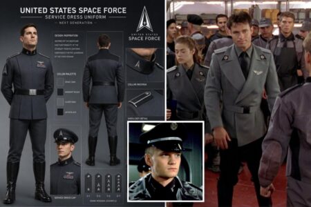 Trump reveals new Space Force uniforms inspired by ‘Starship Troopers’