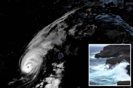 Hurricane Lowell barrels toward Hawaii — issued to Category 3 as heavy rain, flash floods pound islands