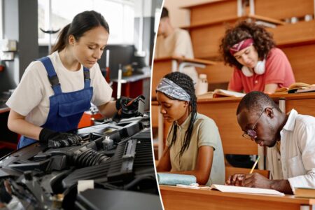 Gen Z thinks becoming a tradesperson can get them to a 0k salary quicker than college