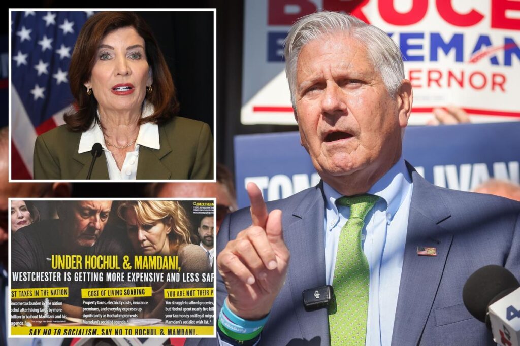 GOP gov candidate Bruce Blakeman ties Hochul to Mamdani in mailers targeting voters outside NYC: ‘Say no to socialism’ GOP gov candidate Bruce Blakeman ties Hochul to Mamdani in mailers targeting voters outside NYC: ‘Say no to socialism’