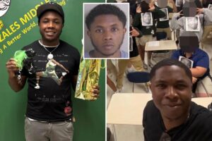 Middle school’s ‘Teacher of the Year’ accused of shooting two men in the street
